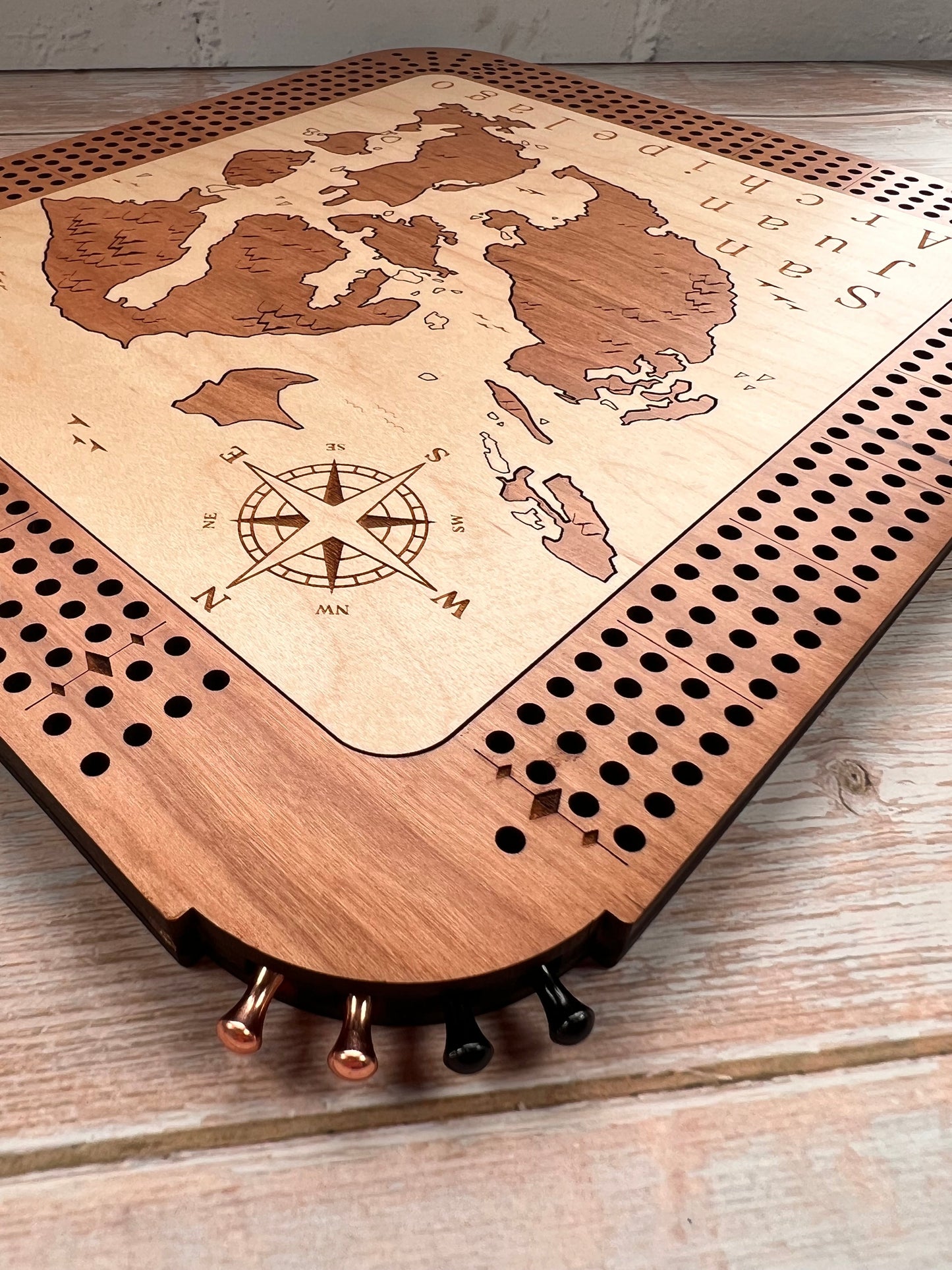 Four track cribbage
