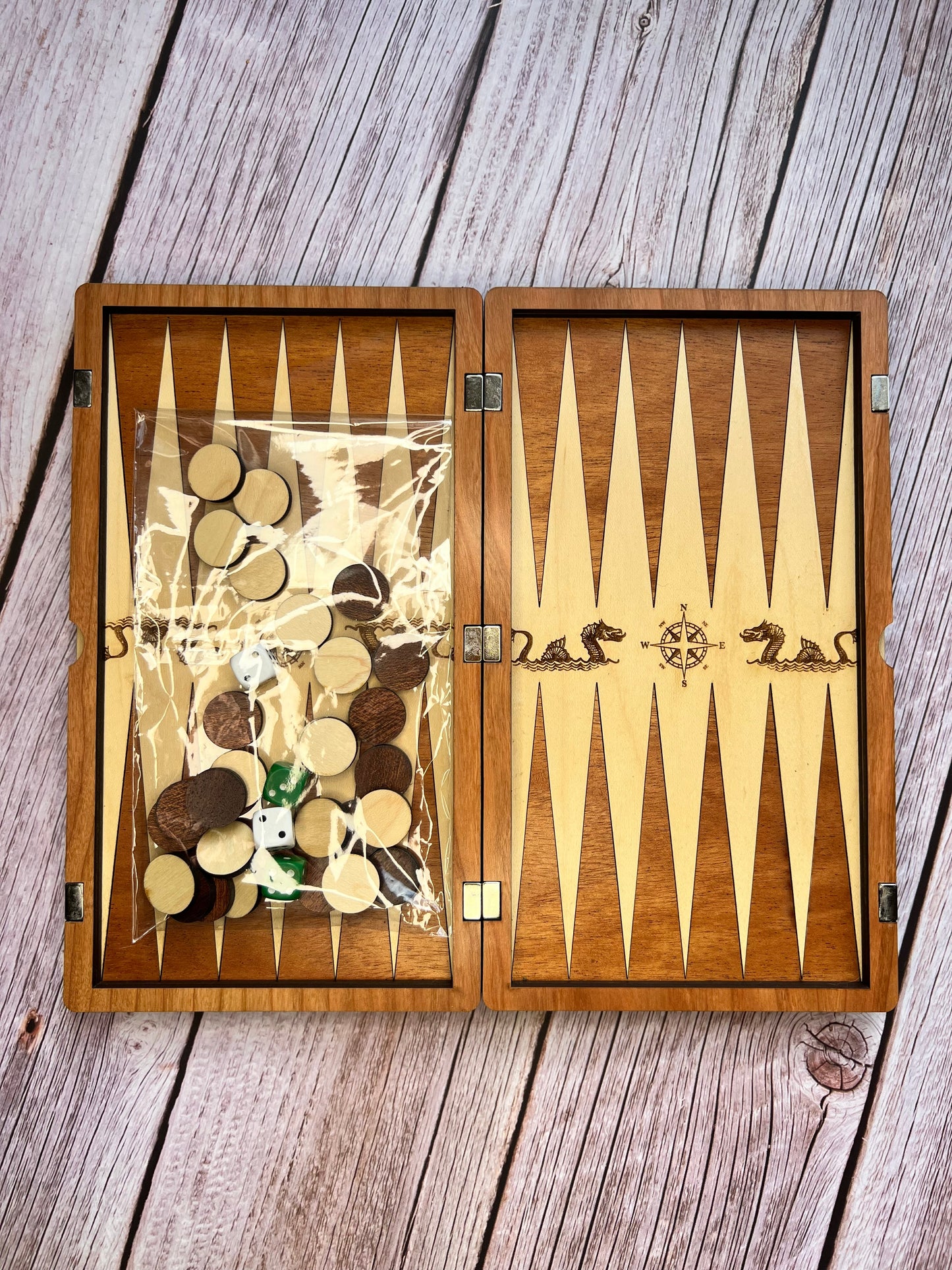 San Juan Island Archipelago Backgammon Board