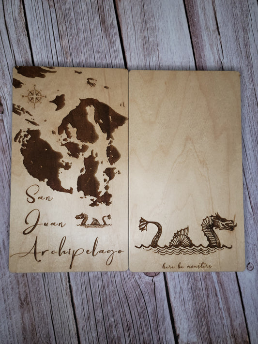 San Juan Island Archipelago Backgammon Board